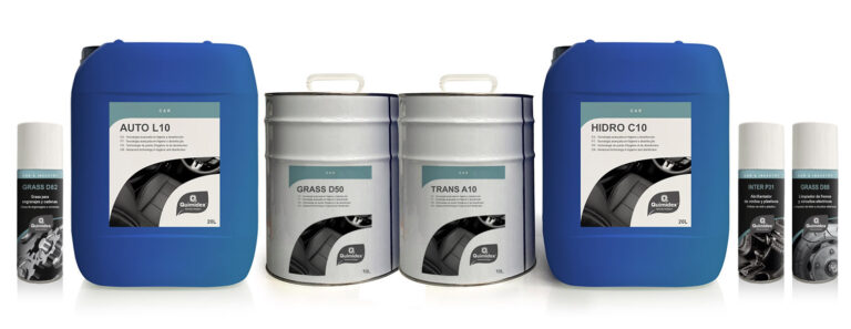 Productos de limpieza para coches y desengrasantes para ropa de mecánicos, manos y taller