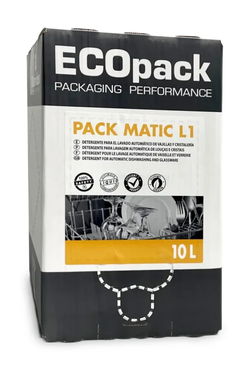 Detergente alcalino ultra concentrado para lavagem de louça : KITCHEN PACK MATIC L1 10L