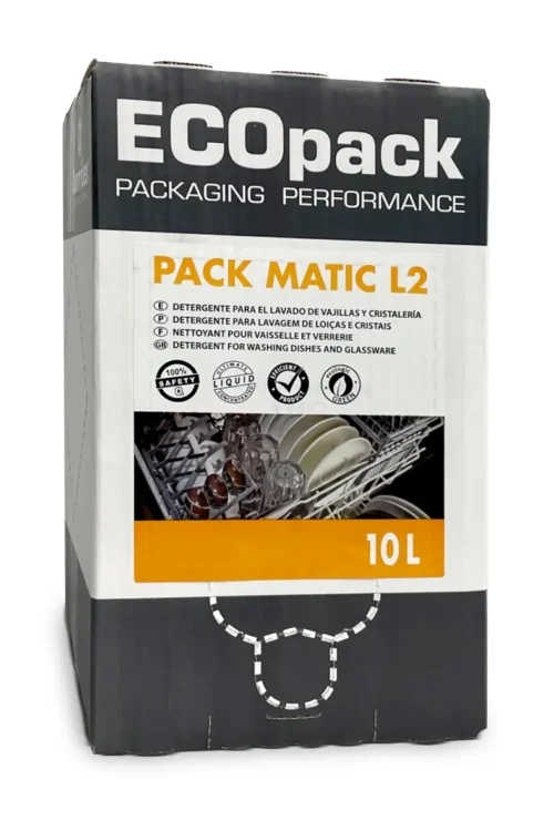 Detergente alcalino ultra concentrado para lavagem de louça : KITCHEN PACK MATIC L2 10L