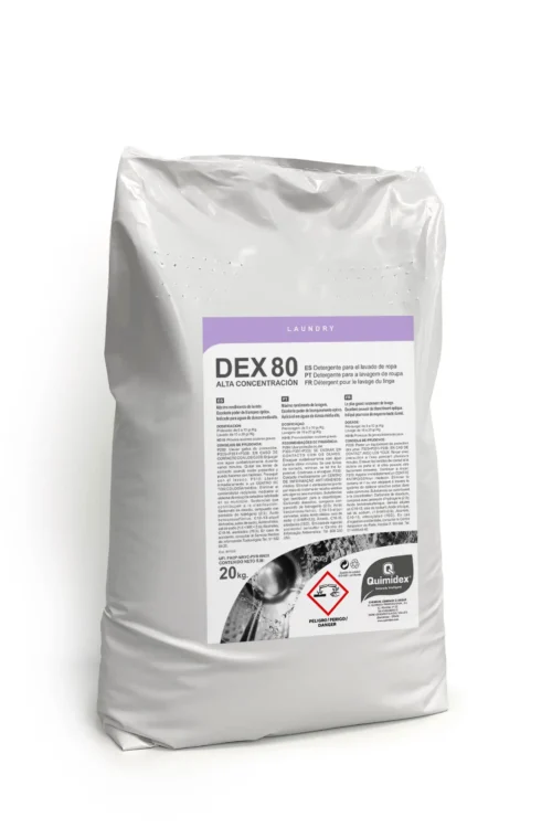 Concentrated active oxygen detergent : LAUNDRY Dex 80 20kg