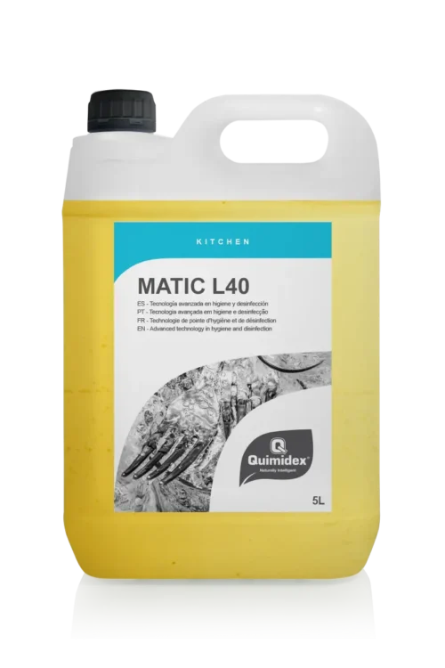 Energetic glass and aluminium dishwashing detergent : KITCHEN Matic L40