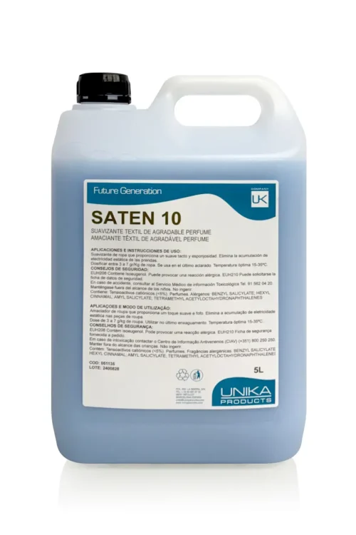 Amaciador de têxteis perfumado : UK SATEN 10 5L