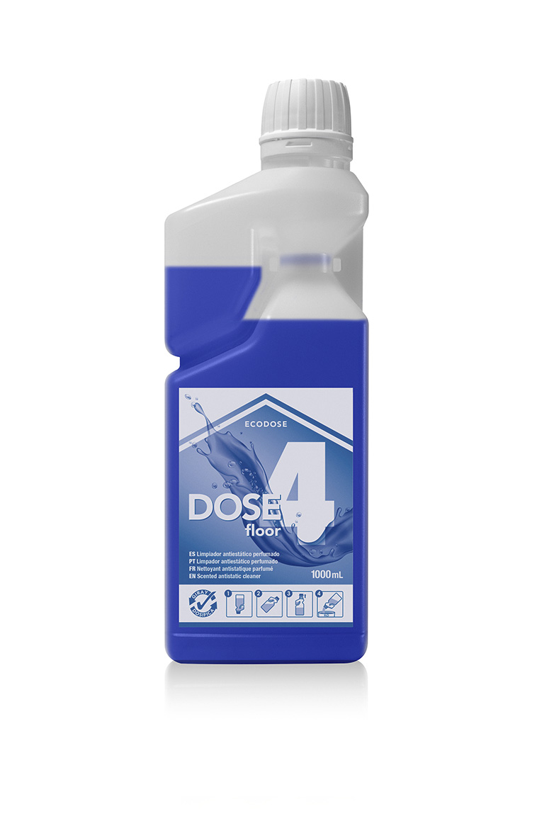 LIMPIADOR ULTRA CONCENTRADO ANTIESTÁTICO PERFUMADO| ECODOSE DOSE4 FLOOR