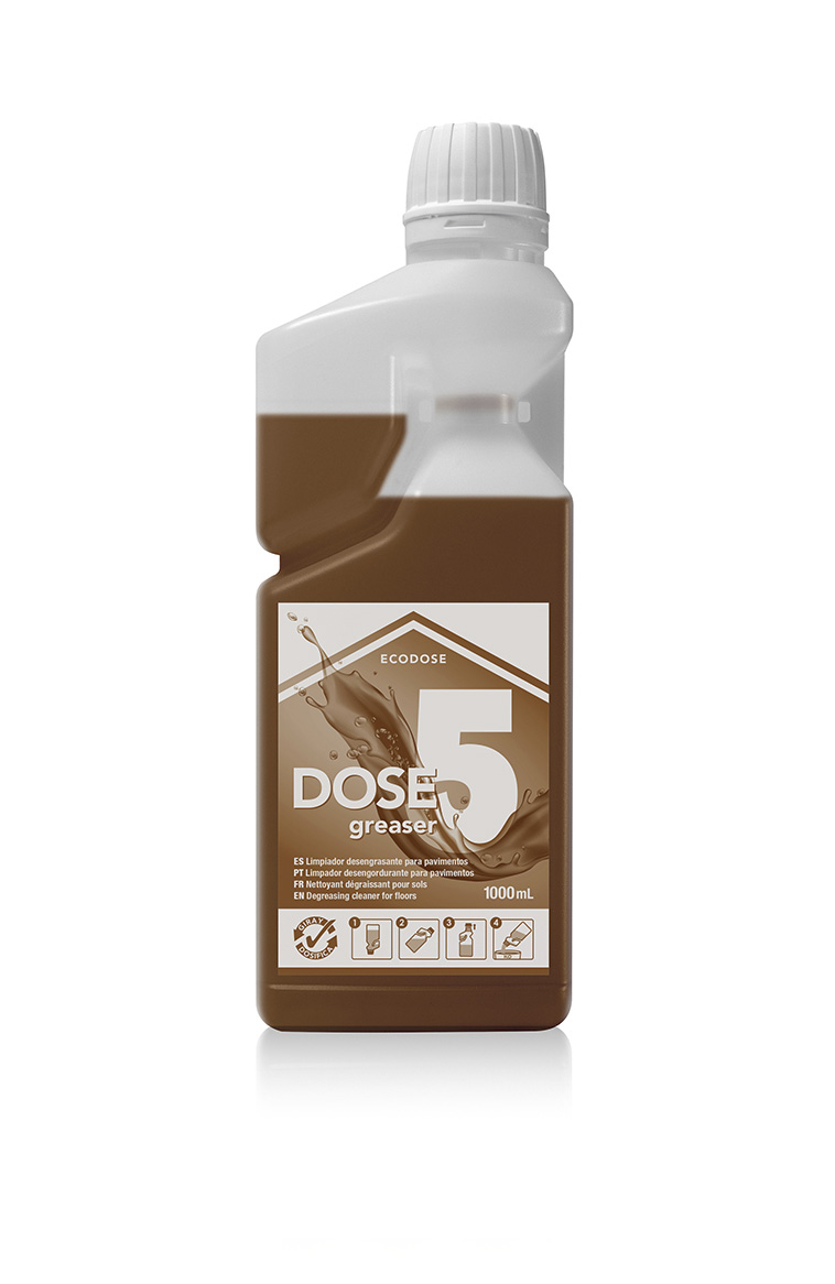 LIMPIADOR DESENGRASANTE PARA PAVIMENTOS | ECODOSE DOSE5 GREASE